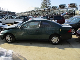 2002 HONDA CIVIC DX GREEN 2DR 1.7L AT A16504